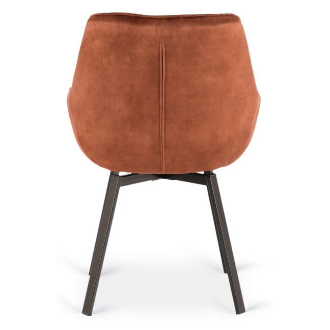 Forgó étkezőszék LUNA, rudy bársony