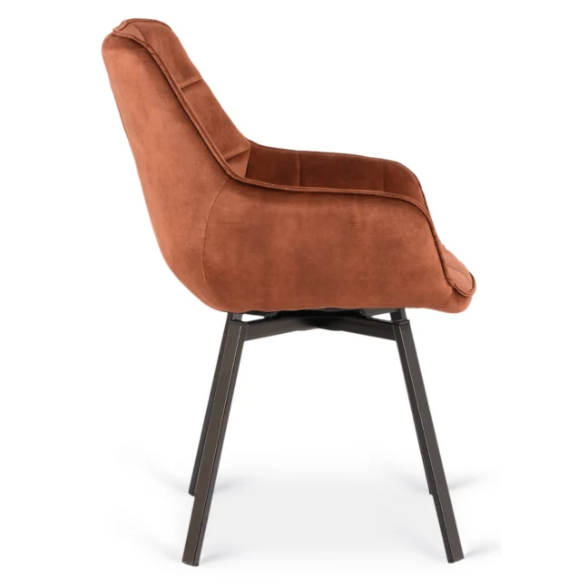 Forgó étkezőszék LUNA, rudy bársony