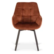 Forgó étkezőszék LUNA, rudy bársony