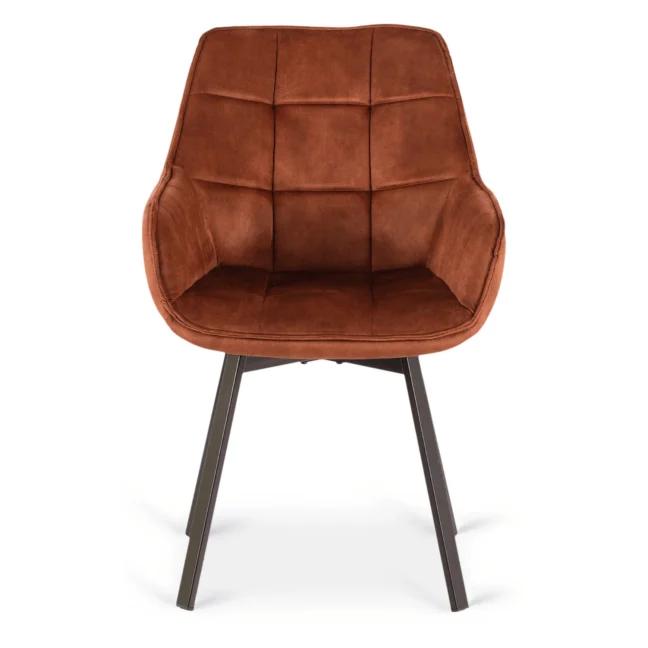 Forgó étkezőszék LUNA, rudy bársony