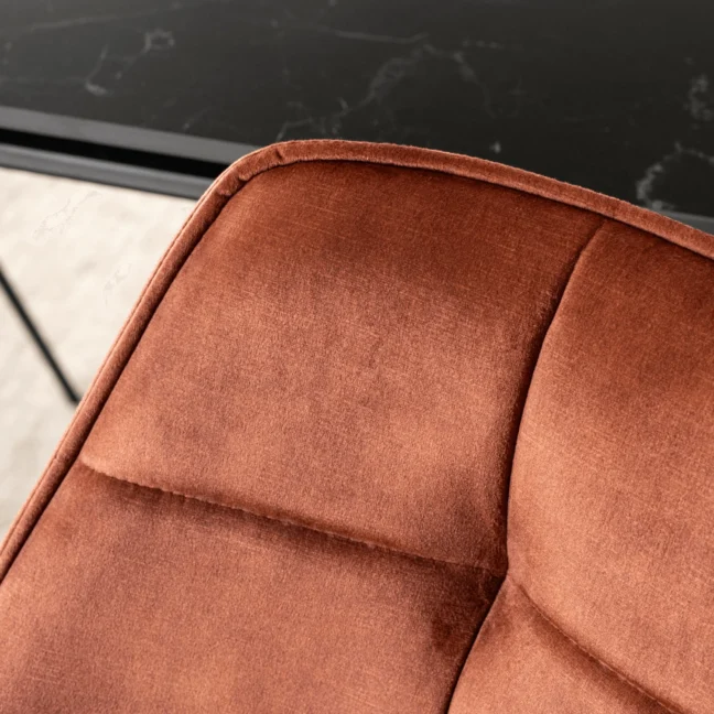 Forgó étkezőszék LUNA, rudy bársony