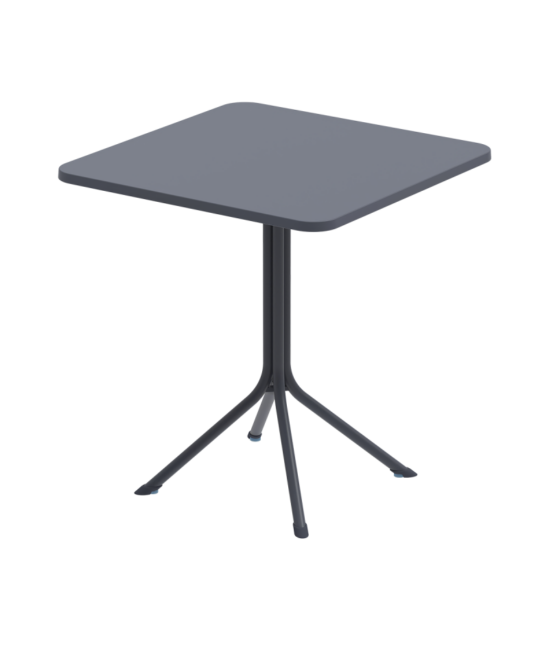 Kültéri terasz asztal PRATO 70×70, sötétszürke