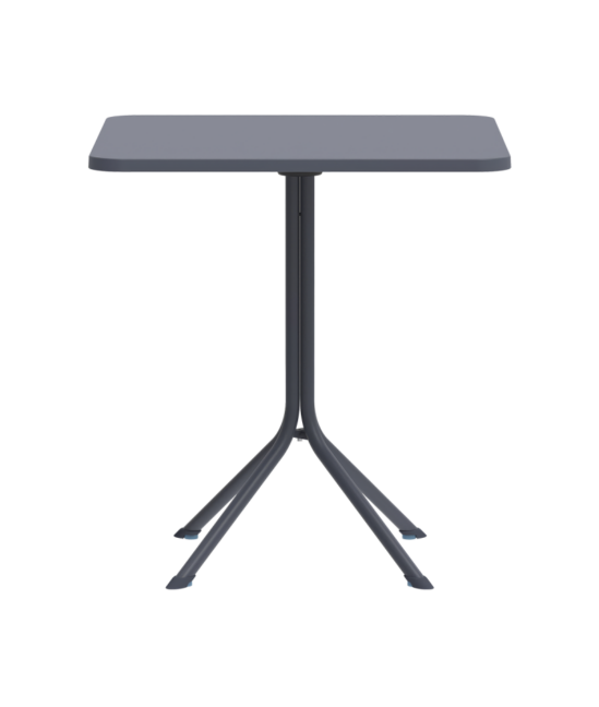 Kültéri terasz asztal PRATO 70×70, sötétszürke