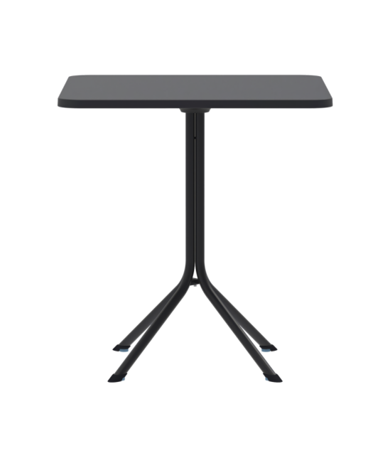 Kültéri terasz asztal PRATO 70×70, fekete