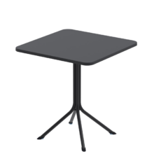 Kültéri terasz asztal PRATO 70×70, fekete