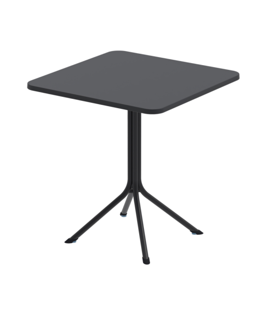 Kültéri terasz asztal PRATO 70×70, fekete