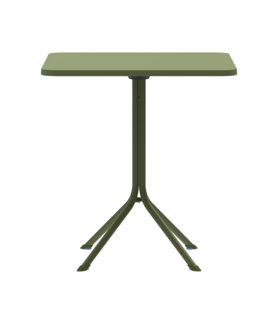 Kültéri terasz asztal PRATO 70×70, zöld