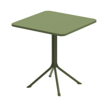 Kültéri terasz asztal PRATO 70×70, zöld