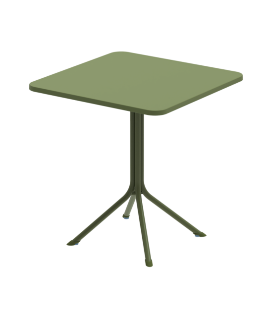 Kültéri terasz asztal PRATO 70×70, zöld