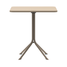 Kültéri terasz asztal PRATO 70×70, bézs