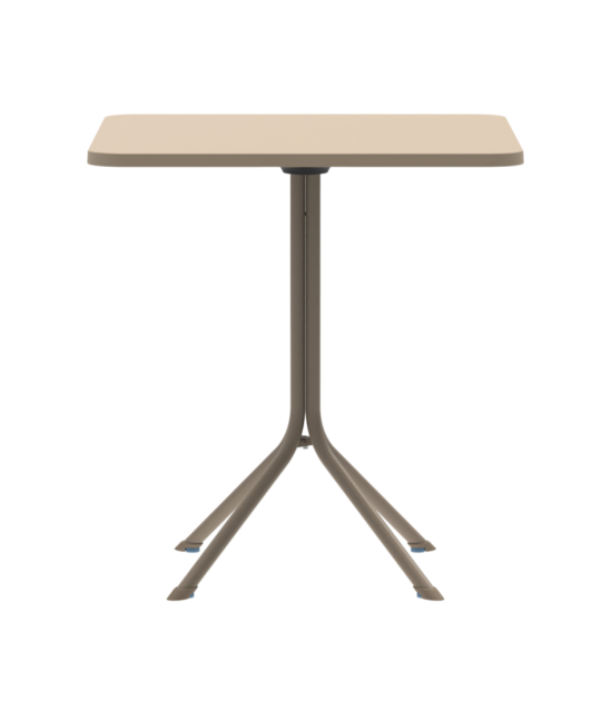 Kültéri terasz asztal PRATO 70×70, bézs