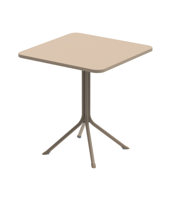 Kültéri terasz asztal PRATO 70×70, bézs