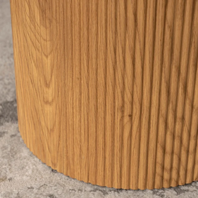 MAYLIN MAX kör alakú dohányzóasztal, tölgy