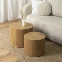 LEILA dohányzóasztal szett, natúr