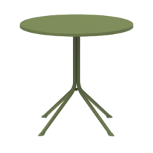 Kültéri kerek terasz asztal PRATO-R 75×80, zöld