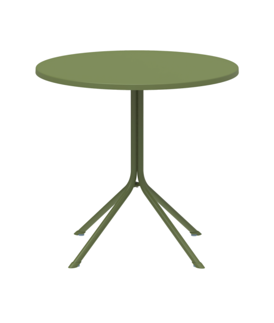 Kültéri kerek terasz asztal PRATO-R 75×80, zöld