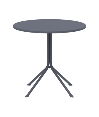 Kültéri kerek terasz asztal PRATO-R 75×80, fekete