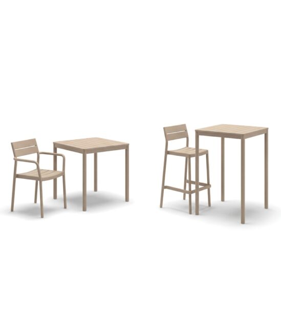 Capri Arm kültéri szék, bézs