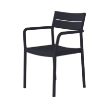 Capri Arm kültéri szék, fekete