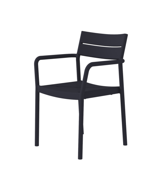 Capri Arm kültéri szék, fekete
