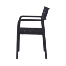 Capri Arm kültéri szék, fekete