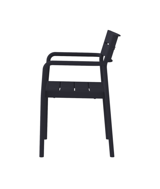 Capri Arm kültéri szék, fekete