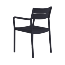 Capri Arm kültéri szék, fekete