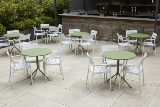 Capri Arm kültéri szék, fehér