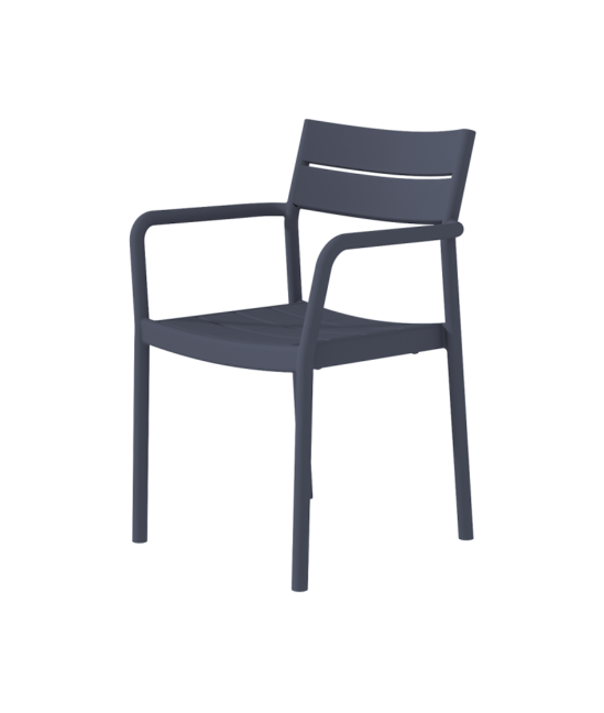 Capri Arm kültéri szék, sötétszürke