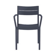 Capri Arm kültéri szék, sötétszürke