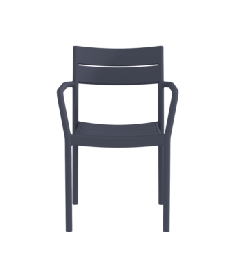 Capri Arm kültéri szék, sötétszürke