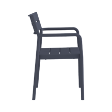 Capri Arm kültéri szék, sötétszürke