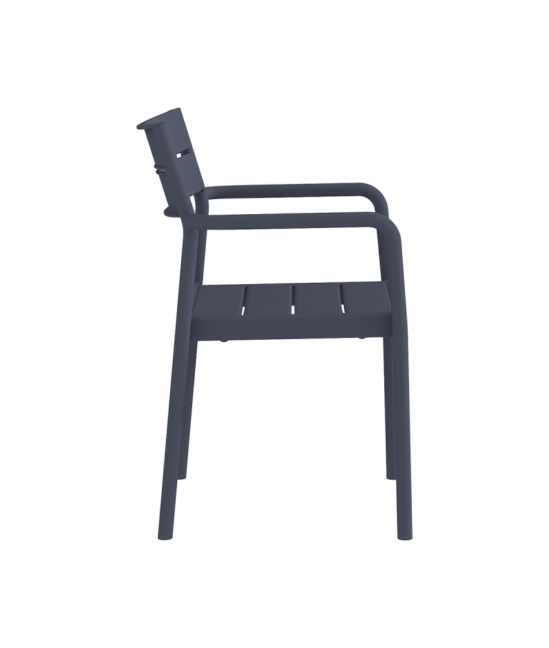 Capri Arm kültéri szék, sötétszürke