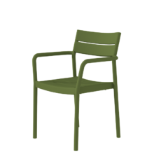Capri Arm kültéri szék, zöld