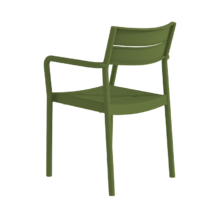 Capri Arm kültéri szék, zöld