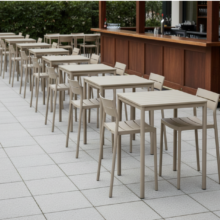 Capri Bar kültéri bárszék, bézs