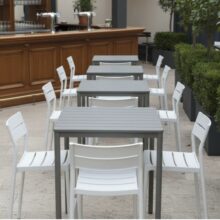 Capri Bar kültéri bárszék, fehér