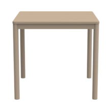 Terrazza kültéri asztal 80×80, bézs