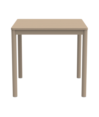 Terrazza kültéri asztal 80×80, bézs