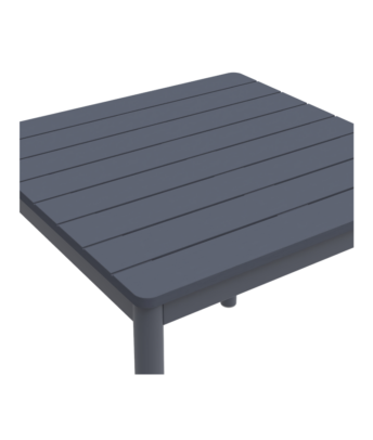 Terrazza kültéri asztal 80×80, sötétszürke
