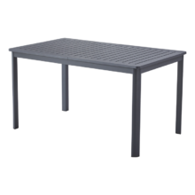 Terrazza kültéri asztal 140×85, sötétszürke