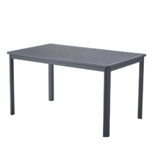 Terrazza kültéri asztal 140×85, sötétszürke