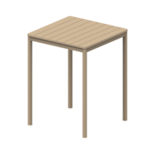 Terrazza Bar 80×80 bárasztal, bézs