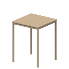 Terrazza Bar 80×80 bárasztal, bézs