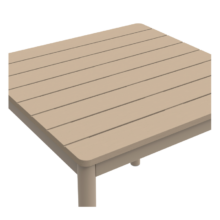 Terrazza Bar 80×80 bárasztal, bézs