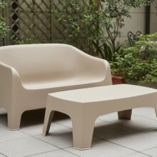 DUNA Bench 33 kültéri fotel, bézs