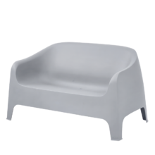 DUNA Bench 09 kültéri fotel, szürke