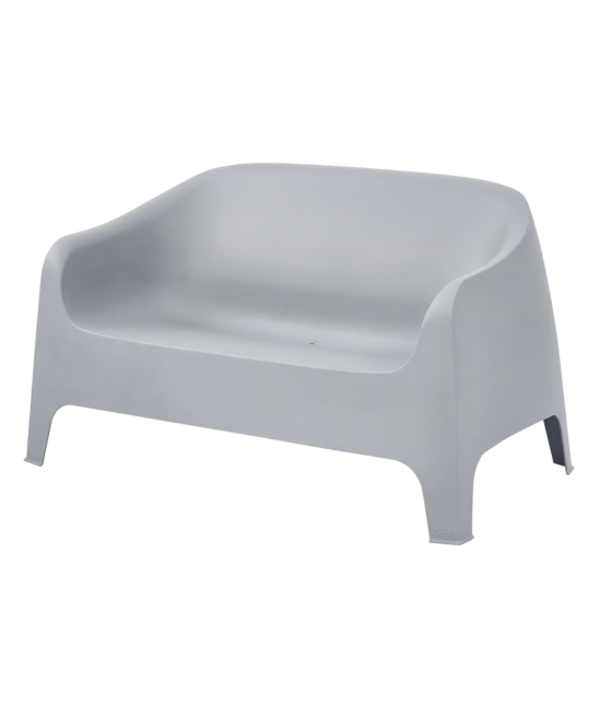 DUNA Bench 09 kültéri fotel, szürke
