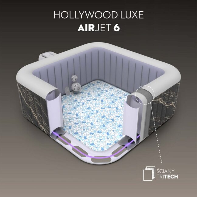 Bestway Lay-Z-SPA Hollywood 6001F felfújható jacuzzi