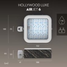 Bestway Lay-Z-SPA Hollywood 6001F felfújható jacuzzi